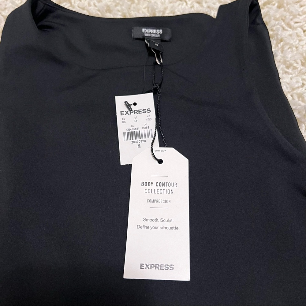 Express Black Racerback Tank Top - Picture 2 of 4